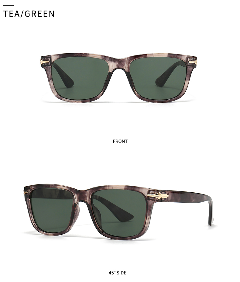 Modern Style Solid Color Pc Square Patchwork Full Frame Women's Sunglasses display picture 13