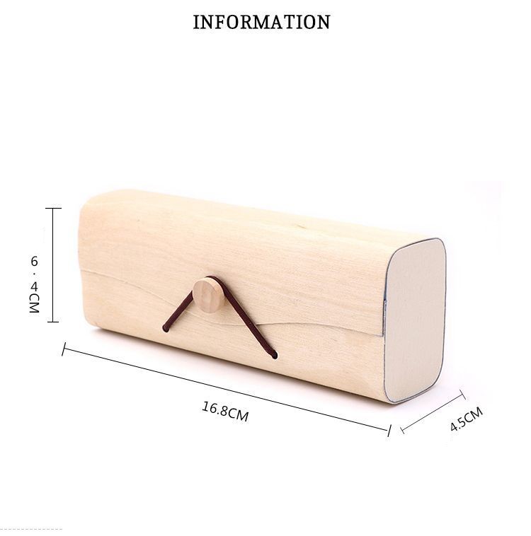 Simple Style Solid Color Veneer Unisex Glasses Case display picture 4