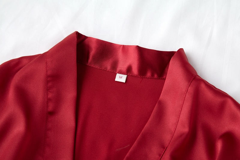 Zuhause Frau Luxuriös Brief Imitierte Seide Polyester Pyjama Sets display picture 20