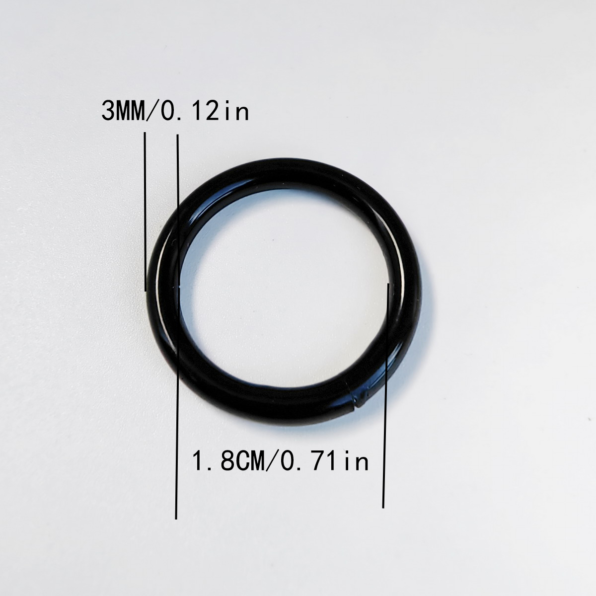 Wholesale Jewelry Simple Style Circle Round Plastic Rings display picture 1
