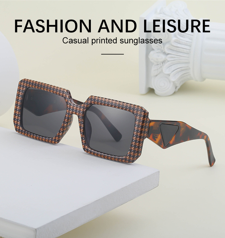 Einfacher Stil Einfarbig Pc Quadrat Vollbild Sonnenbrille Der Frauen display picture 4