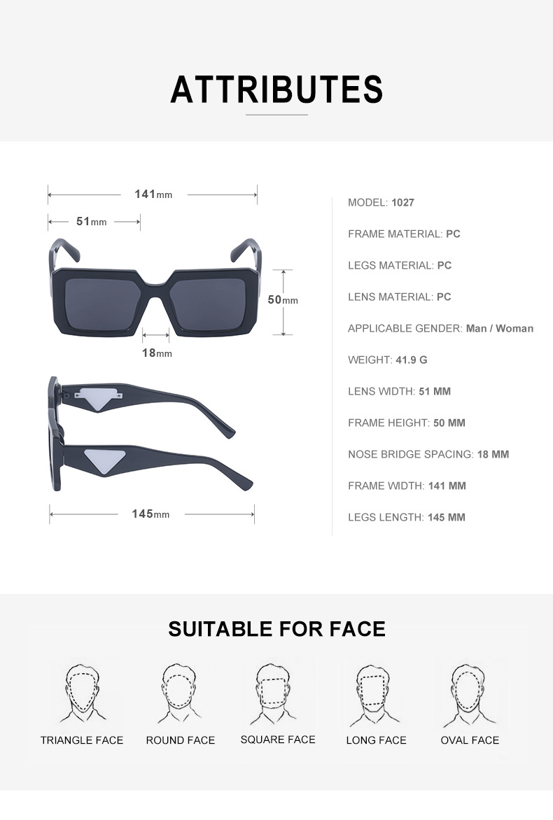 Simple Style Solid Color Pc Square Full Frame Women's Sunglasses display picture 14