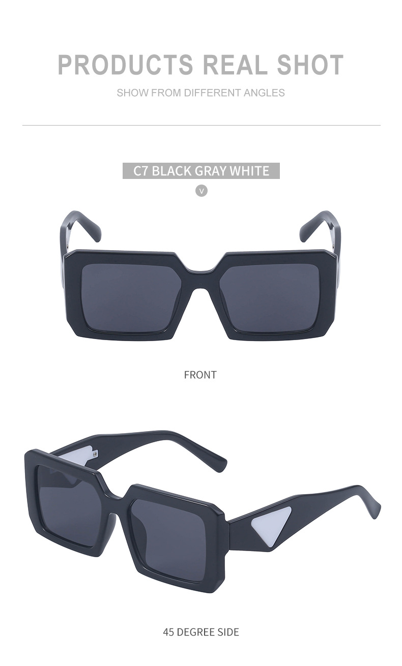 Simple Style Solid Color Pc Square Full Frame Women's Sunglasses display picture 20