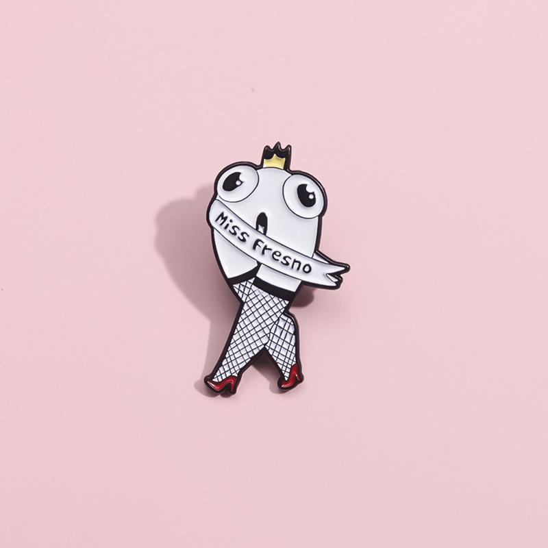 Funny Geometric Cartoon Character Alloy Plating Unisex Brooches display picture 7