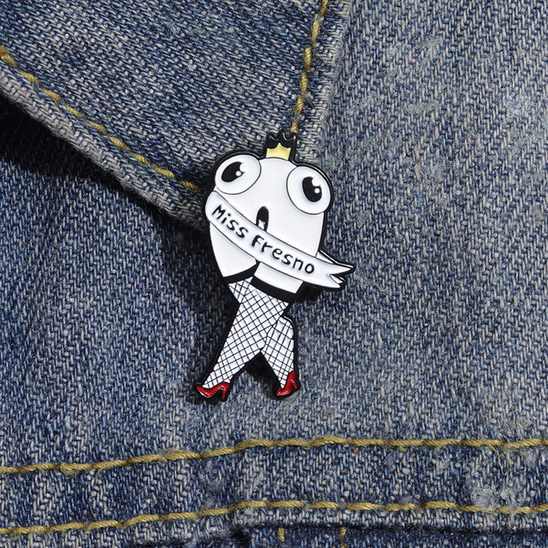Funny Geometric Cartoon Character Alloy Plating Unisex Brooches display picture 9