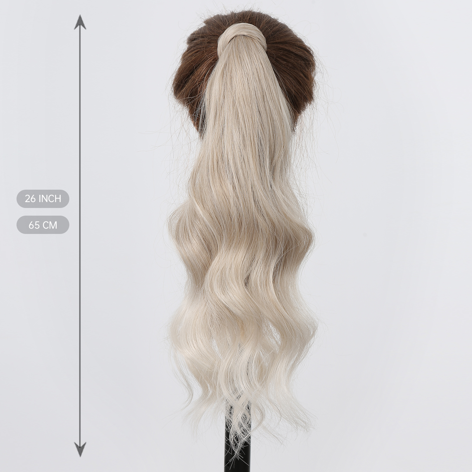 Women's Simple Style Multicolor Holiday Weekend Chemical Fiber Long Curly Hair Wigs display picture 4