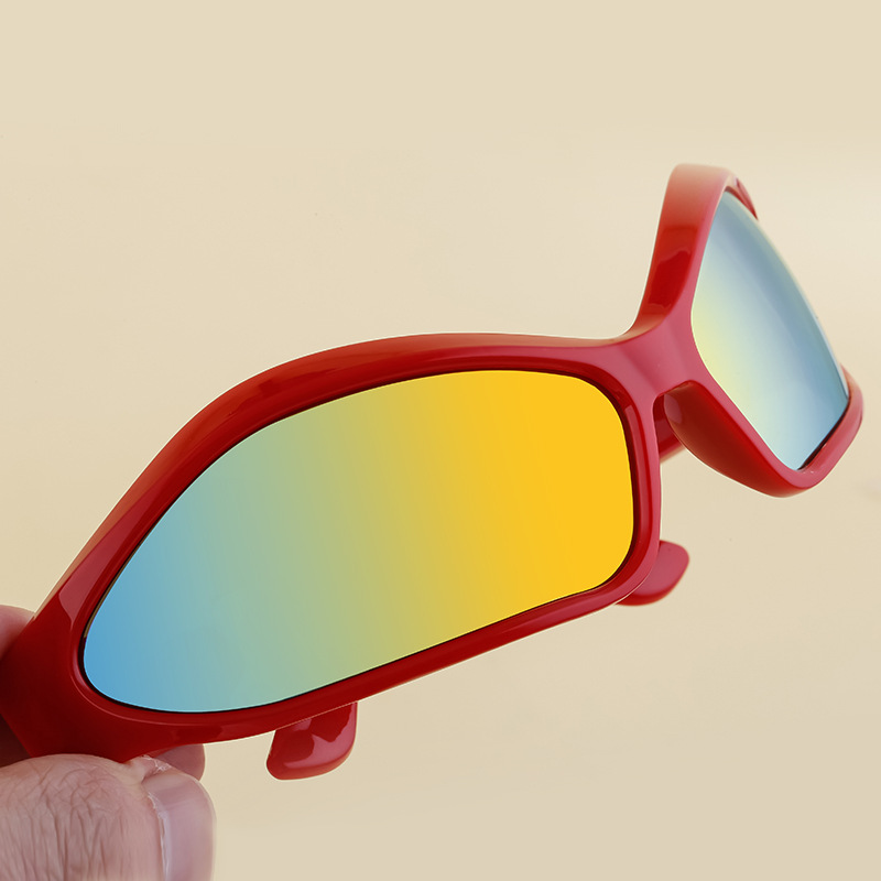 Hip-Hop Gradient Color Pc Special-Shaped Mirror Full Frame Women's Sunglasses display picture 7