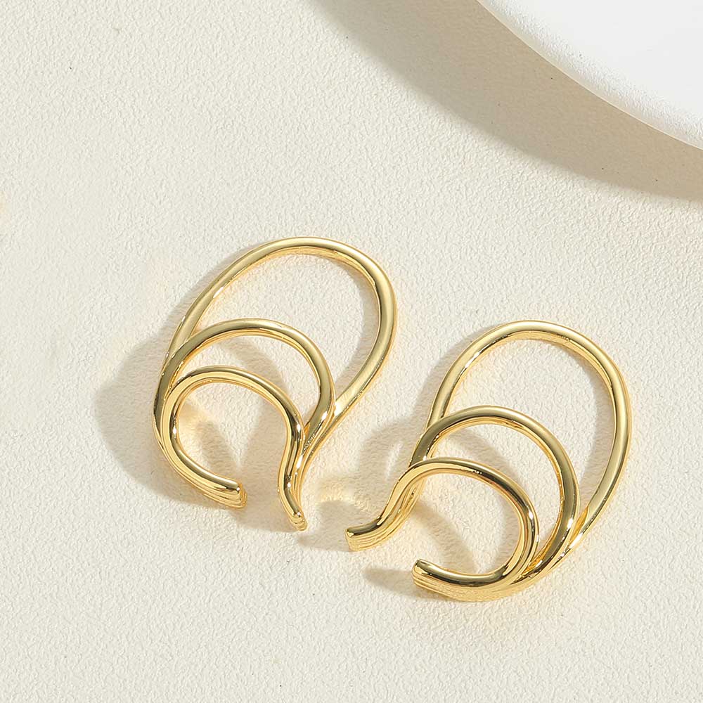 1 Pair Vintage Style Heart Shape Inlay Copper Zircon 14K Gold Plated Ear Studs display picture 3