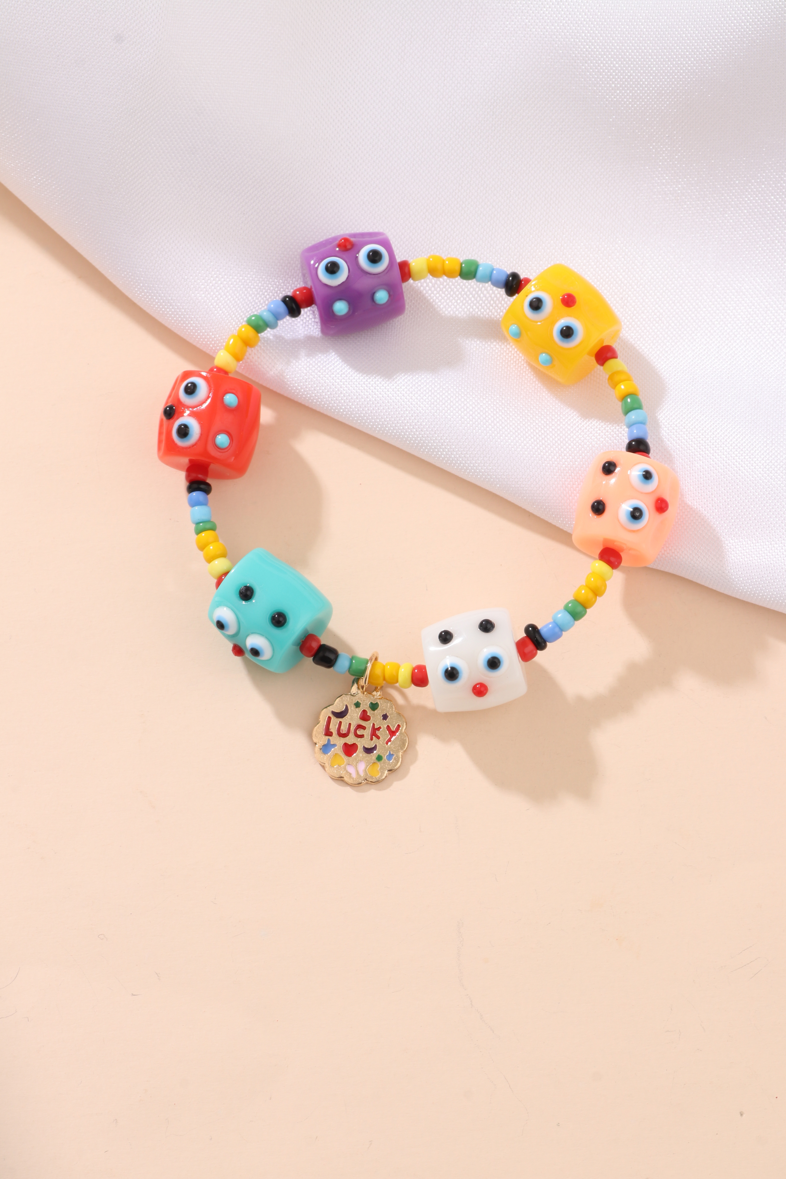 Cute Funny Animal Cartoon Alloy Seed Bead Beaded Appliques Beads Women's Bracelets display picture 4