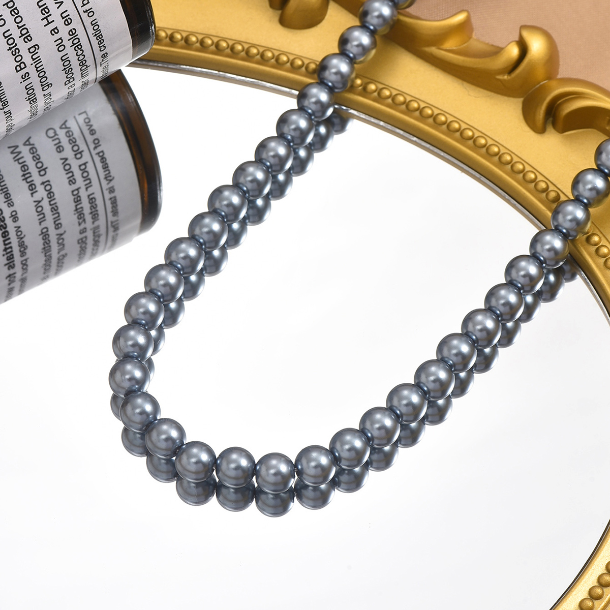 Elegant Einfacher Stil Geometrisch Harz Perlen Frau Halskette display picture 7