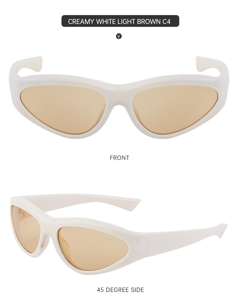 Estilo Simple Color Sólido Ordenador Personal Cuadrado Fotograma Completo Gafas De Sol Mujer display picture 1