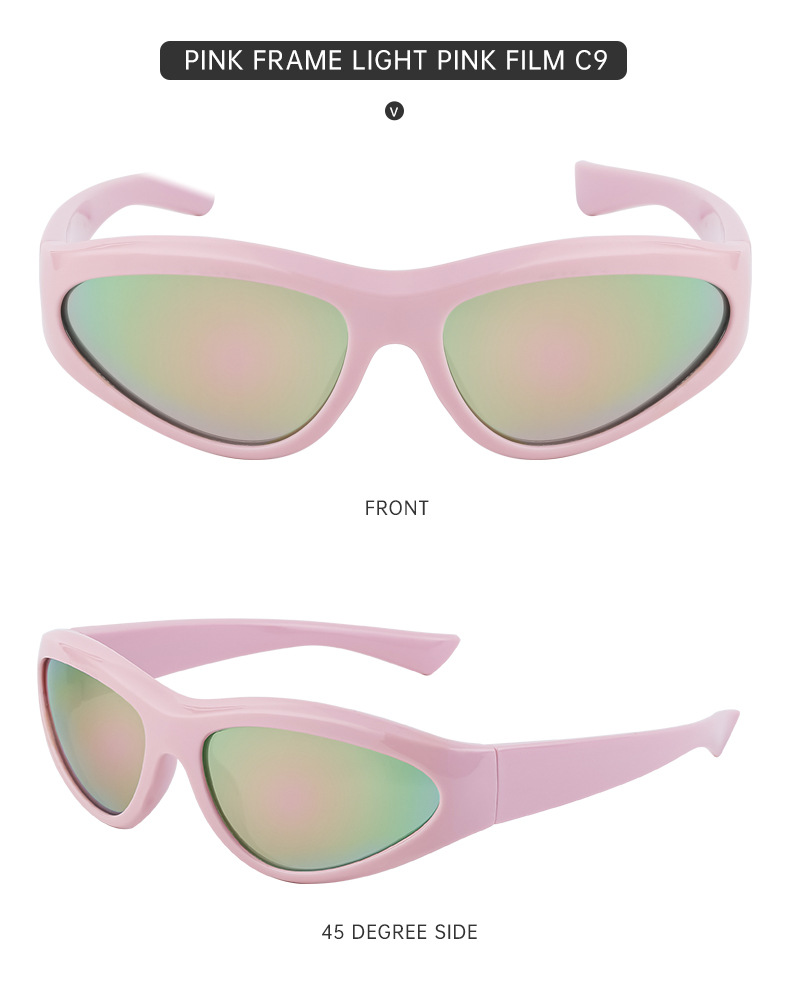Einfacher Stil Einfarbig Pc Quadrat Vollbild Sonnenbrille Der Frauen display picture 6