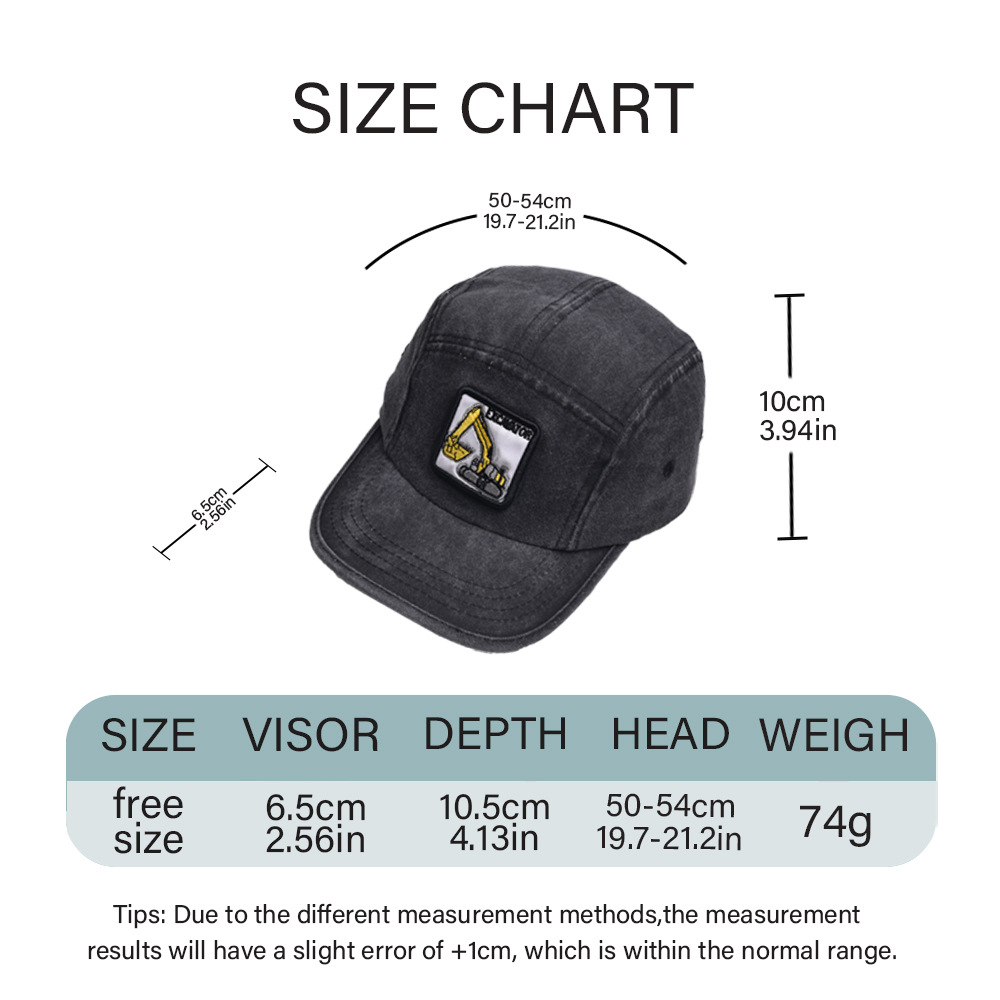 Children Unisex Classic Style Excavator Embroidery Baseball Cap display picture 4