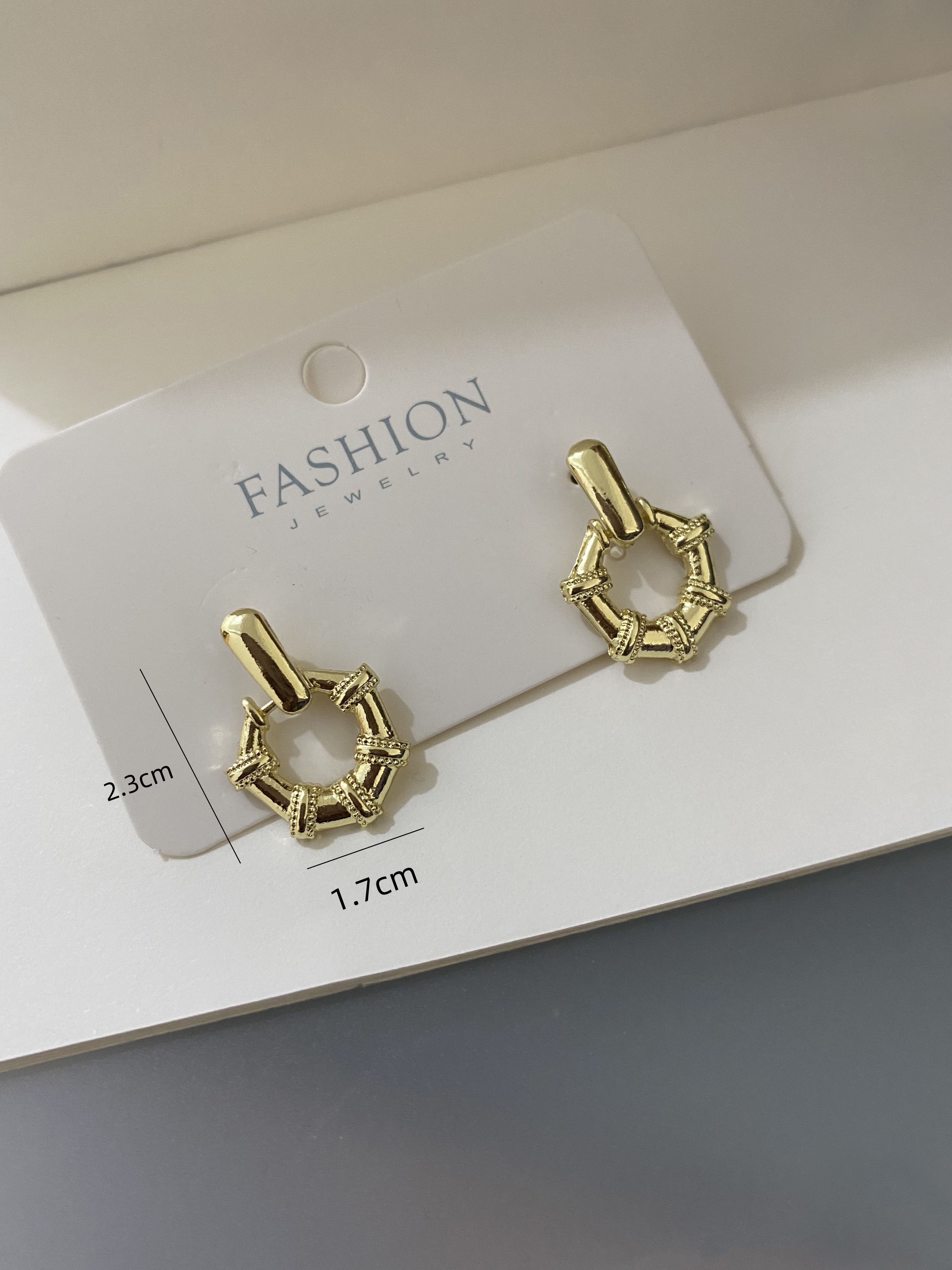 1 Pair Simple Style Geometric Alloy Earrings display picture 5