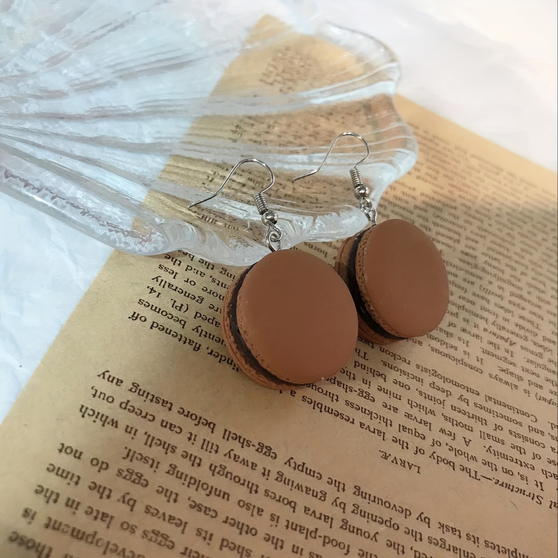 1 Pair Sweet Macarons Resin Drop Earrings display picture 8