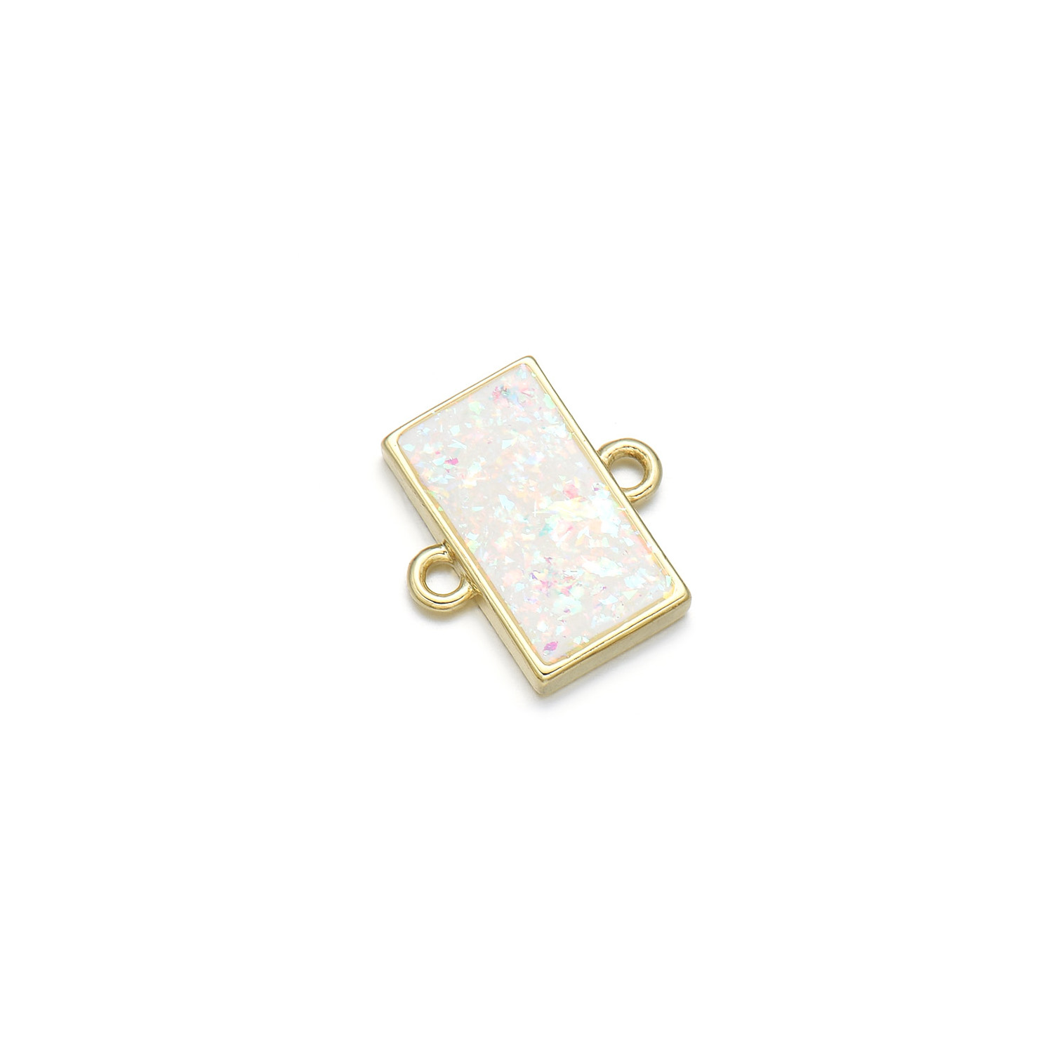 1 Pièce Style Simple Forme De Cœur Rectangle Le Cuivre Bijoux Accessoires display picture 8