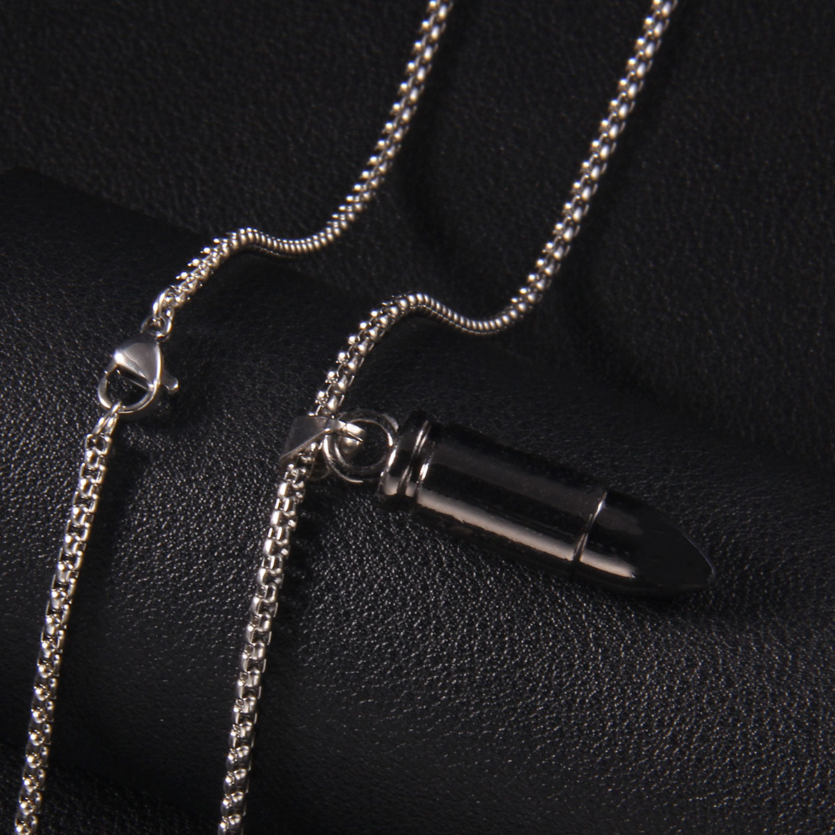 Retro Punk Commute Bullet 201 Stainless Steel Zinc Alloy Unisex Sweater Chain display picture 9