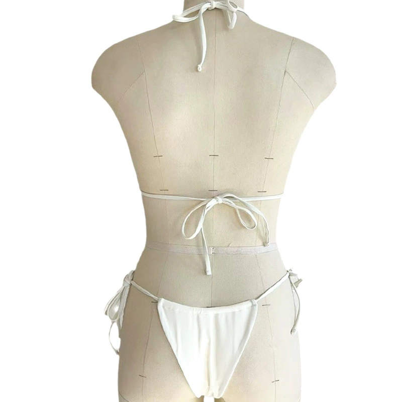 Frau Einfarbig 2-teiliges Set Bikinis Bademode display picture 9