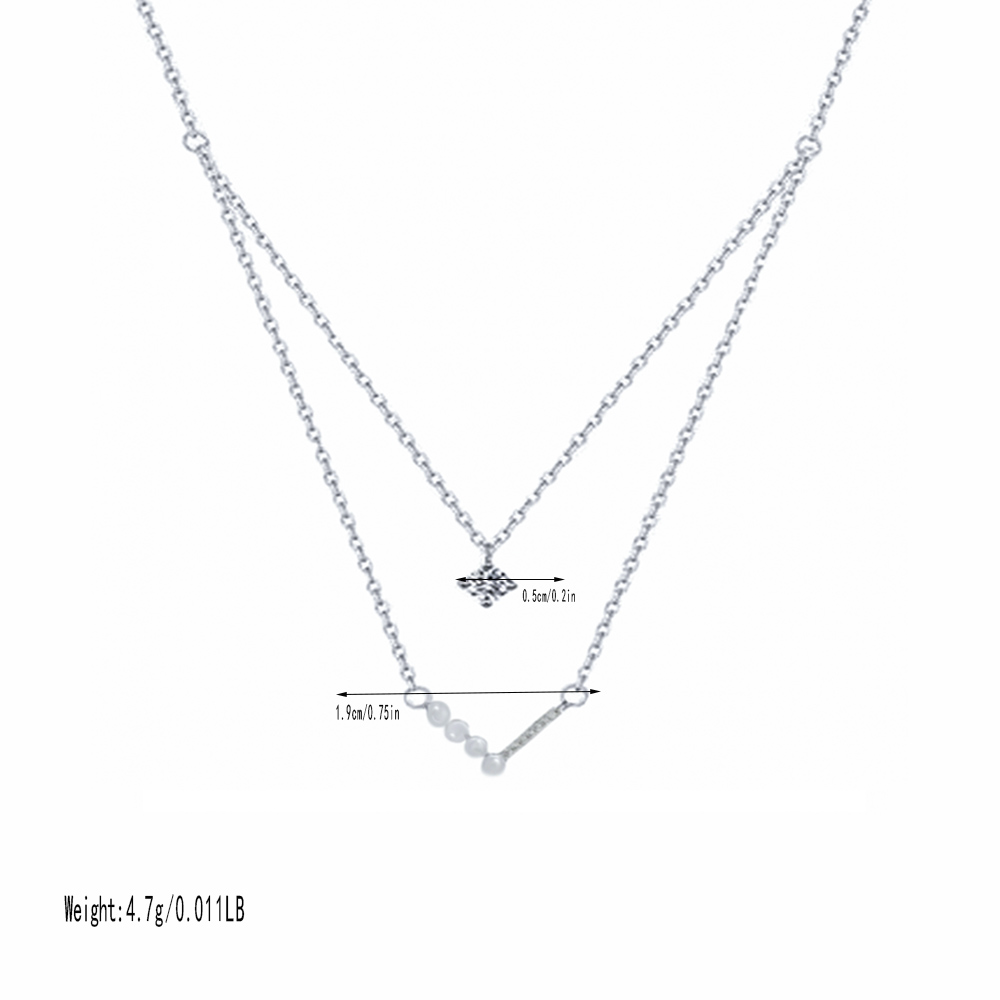 Kupfer Einfacher Stil Einfarbig Inlay Zirkon Halskette Mit Anhänger display picture 3