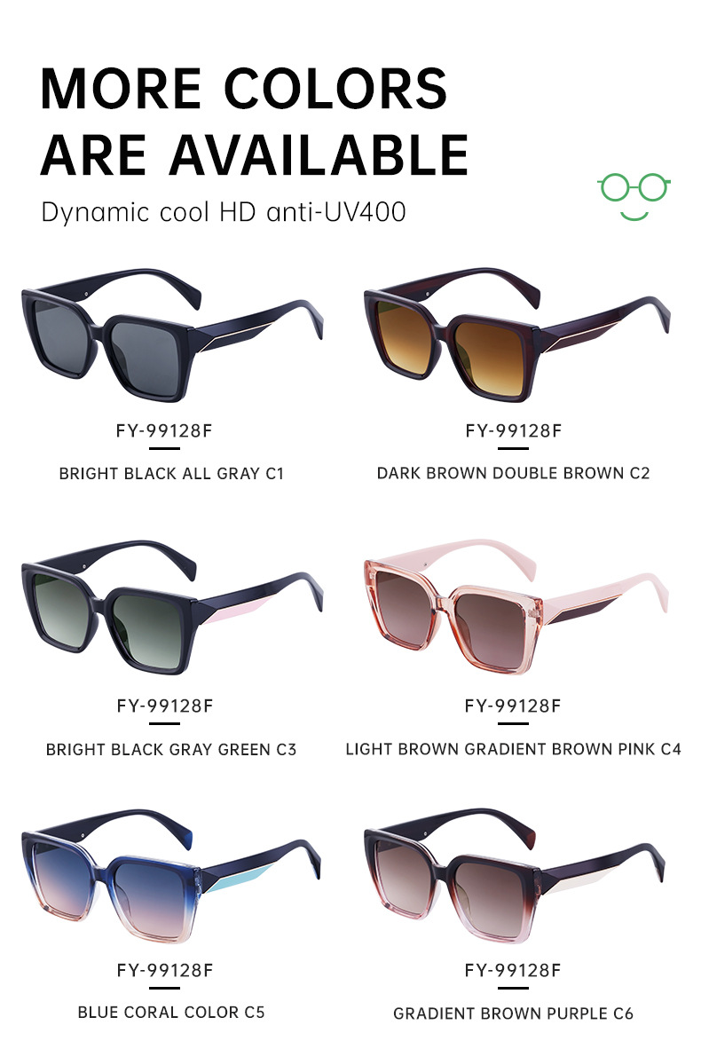 IG Style Streetwear Solid Color Pc Square Full Frame Women's Sunglasses display picture 7