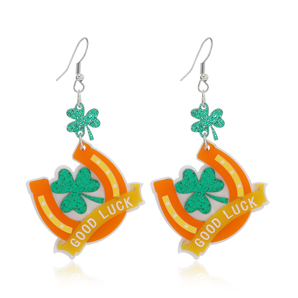 1 Pair Classic Style Shamrock Beer Letter Arylic display picture 9