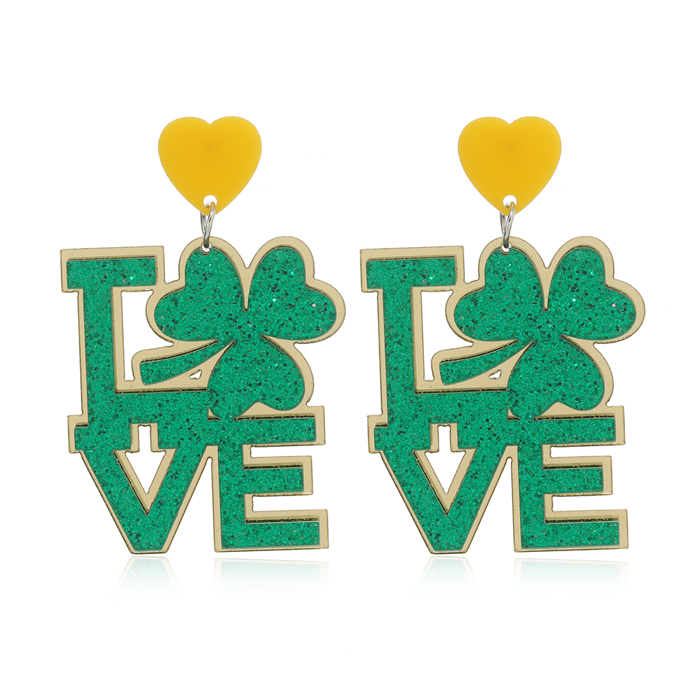 1 Pair Classic Style Shamrock Beer Letter Arylic display picture 13