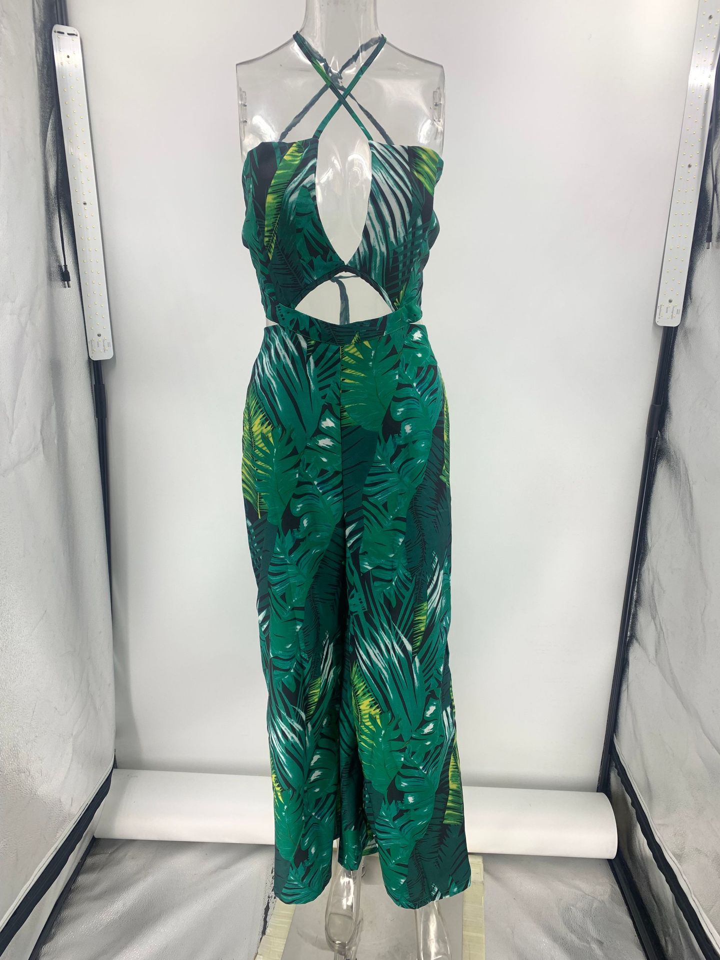 Women's Daily Retro Plant Full Length Printing Jumpsuits display picture 11