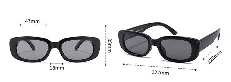 Casual Color Block Tac Square Full Frame Kids Sunglasses display picture 7