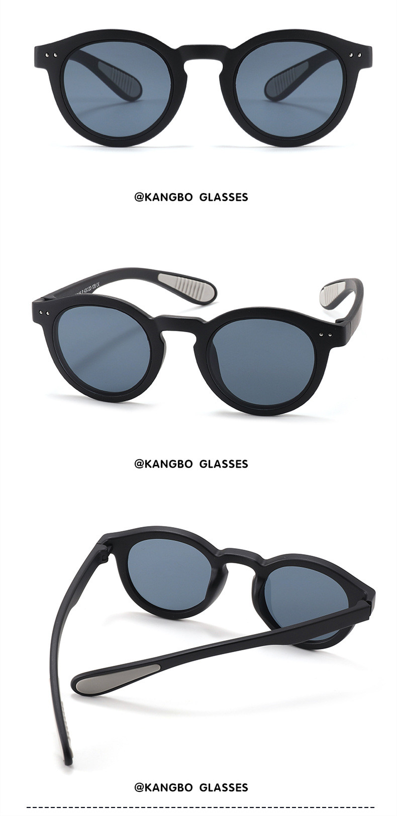 Casual Color Block Tac Oval Frame Full Frame Kids Sunglasses display picture 8
