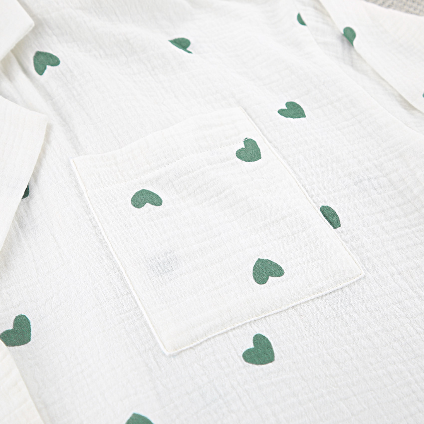 Home Women's Elegant Heart Shape Cotton Pants Sets Pajama Sets display picture 14
