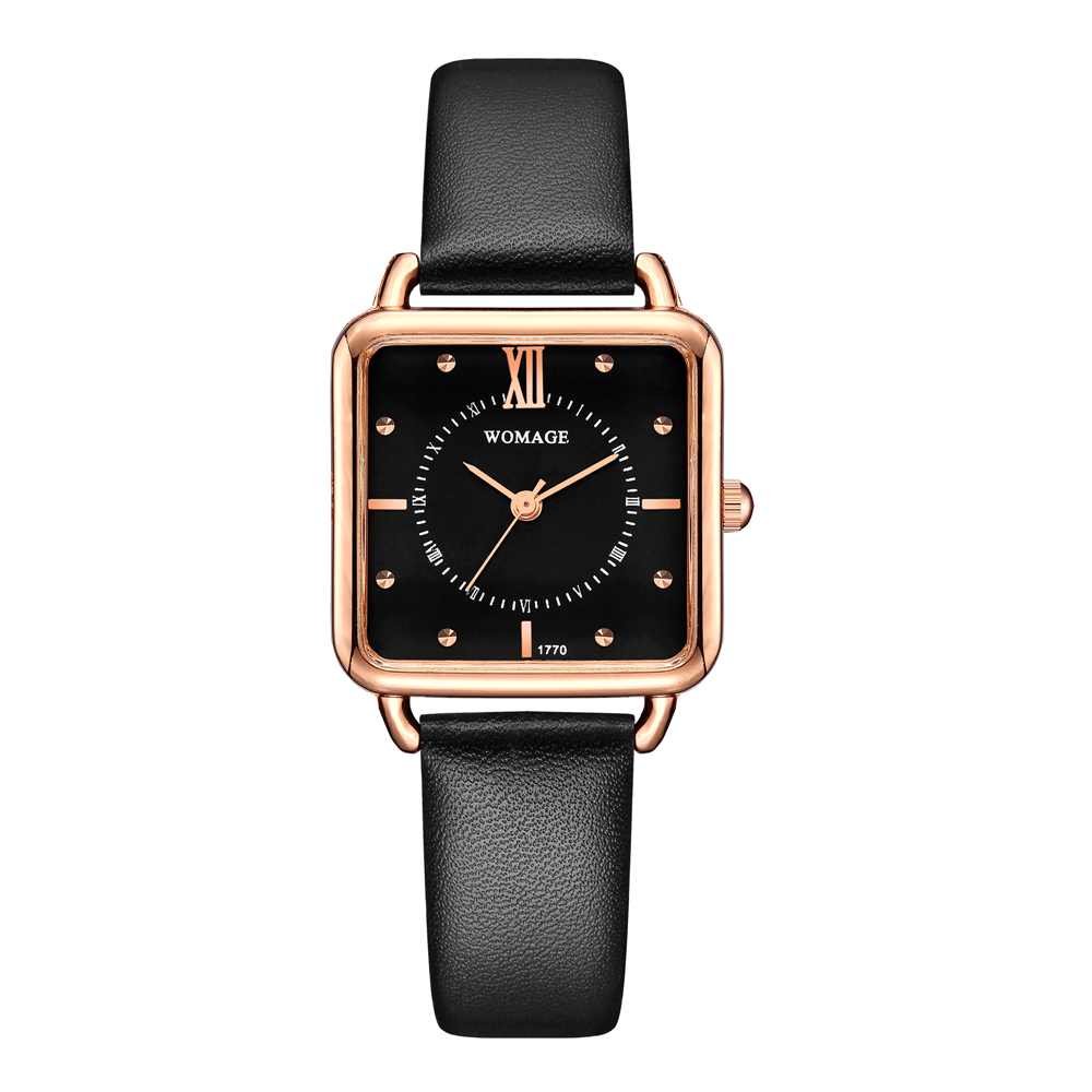 Vintage Style Square Buckle Quartz Women's Watches display picture 9