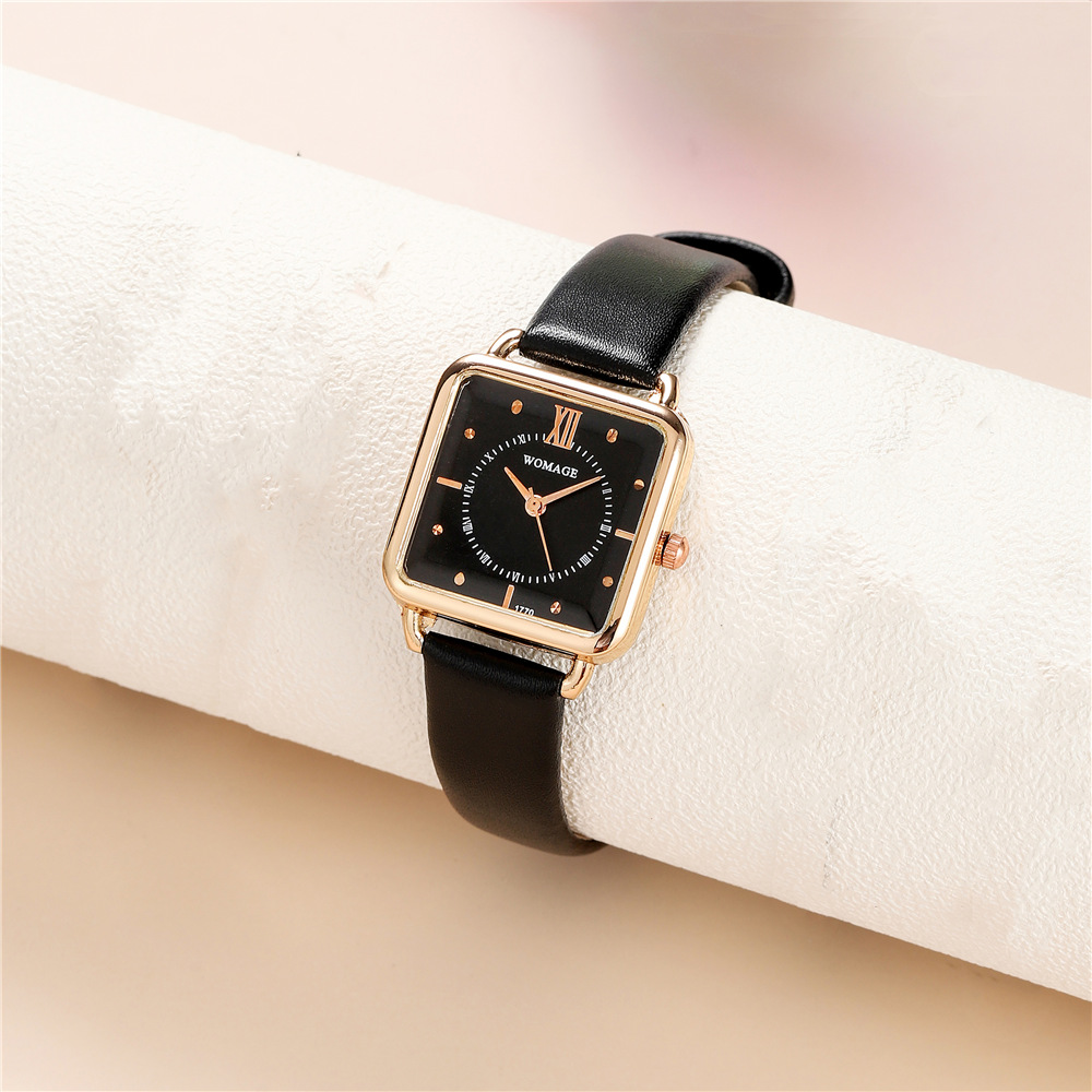 Vintage Style Square Buckle Quartz Women's Watches display picture 4