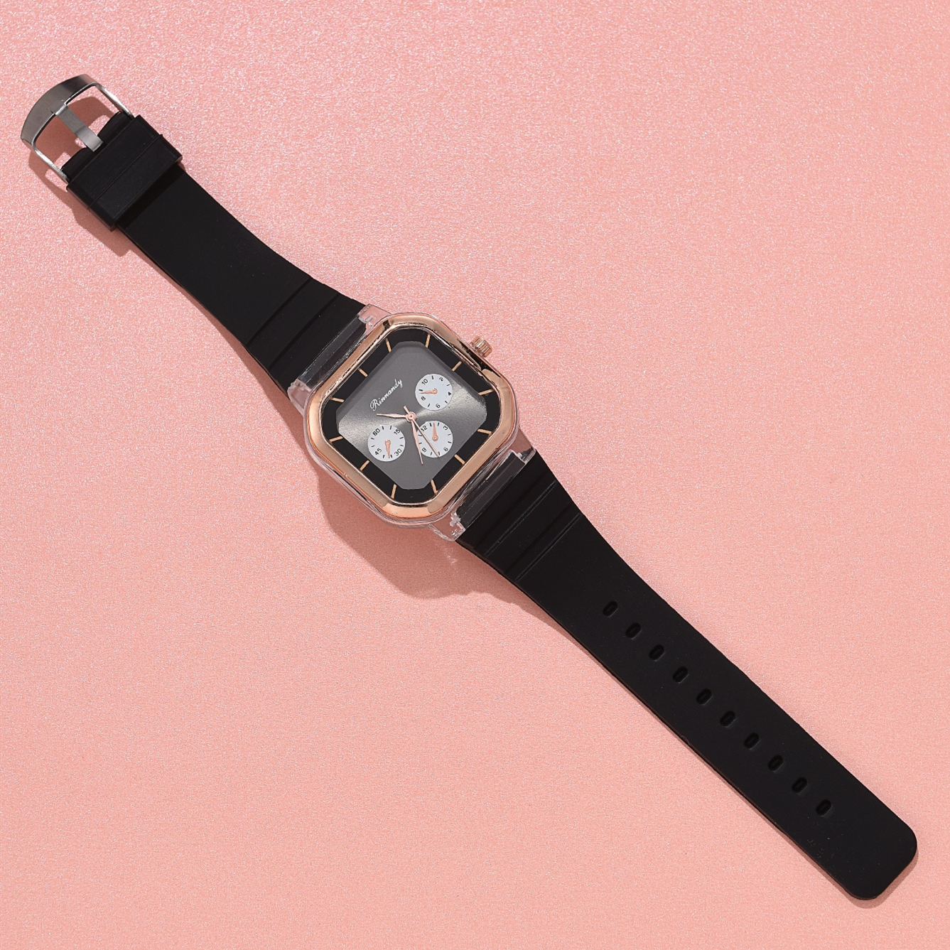 Vintage Style Color Block Buckle Quartz Women's Watches display picture 4