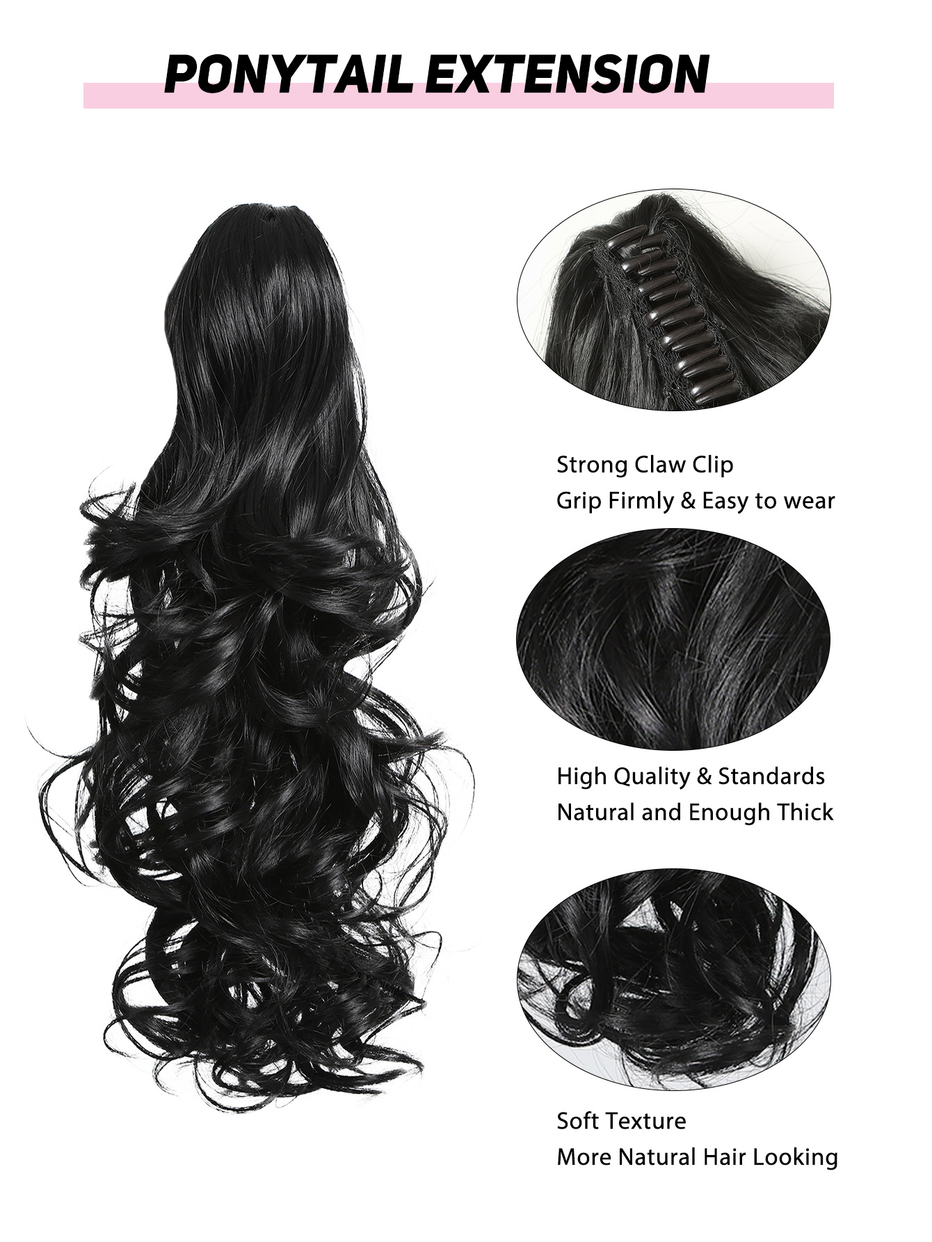 Women's Sexy Formal Sweet Casual Holiday Birthday Chemical Fiber Long Curly Hair Wigs display picture 1