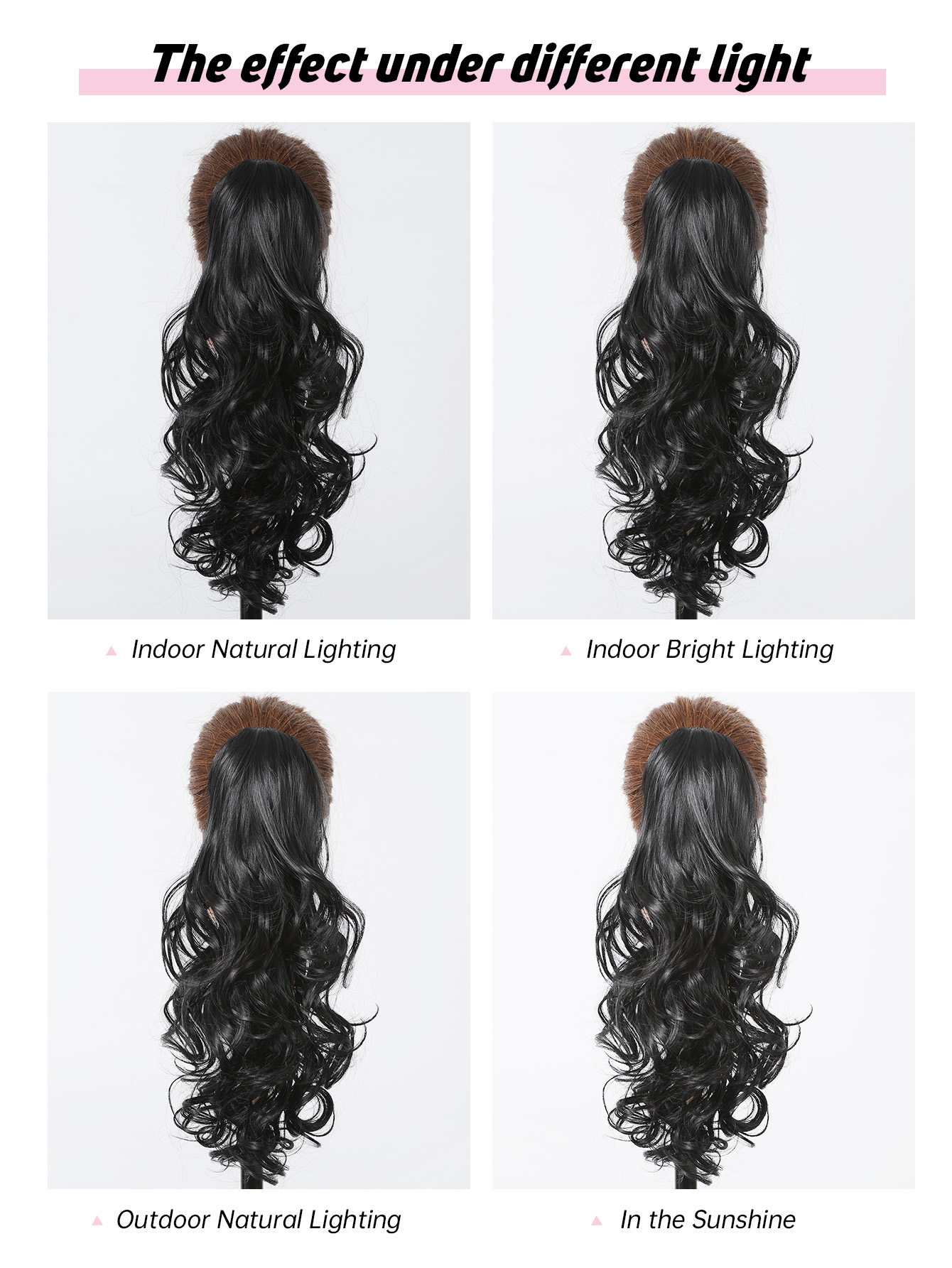 Women's Sexy Formal Sweet Casual Holiday Birthday Chemical Fiber Long Curly Hair Wigs display picture 2
