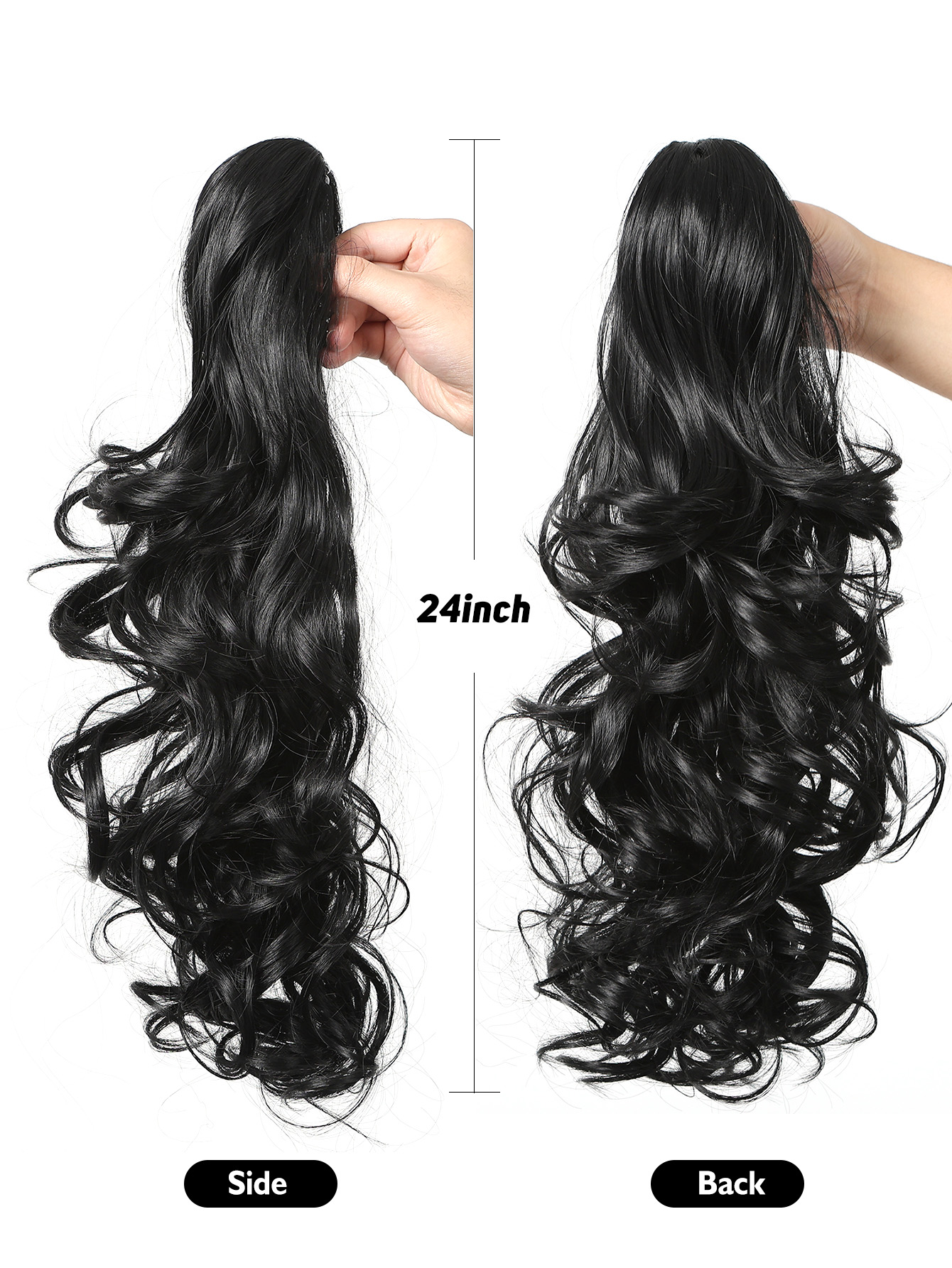 Women's Sexy Formal Sweet Casual Holiday Birthday Chemical Fiber Long Curly Hair Wigs display picture 3