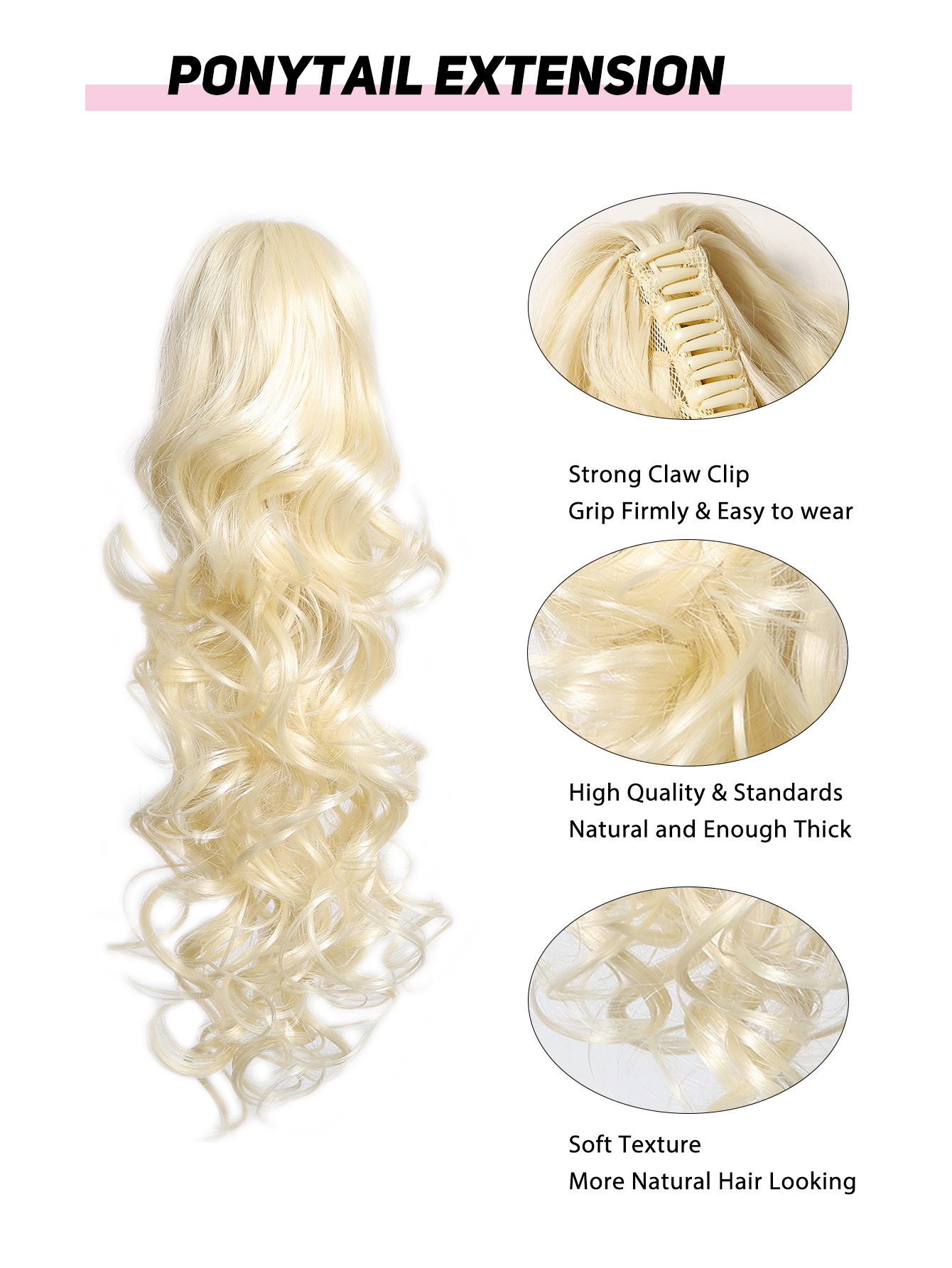 Women's Sexy Formal Sweet Casual Holiday Birthday Chemical Fiber Long Curly Hair Wigs display picture 4
