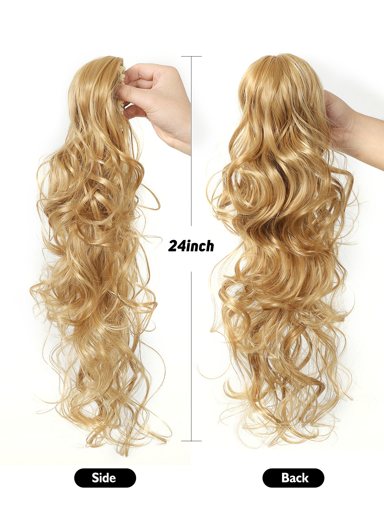 Women's Sexy Formal Sweet Casual Holiday Birthday Chemical Fiber Long Curly Hair Wigs display picture 9