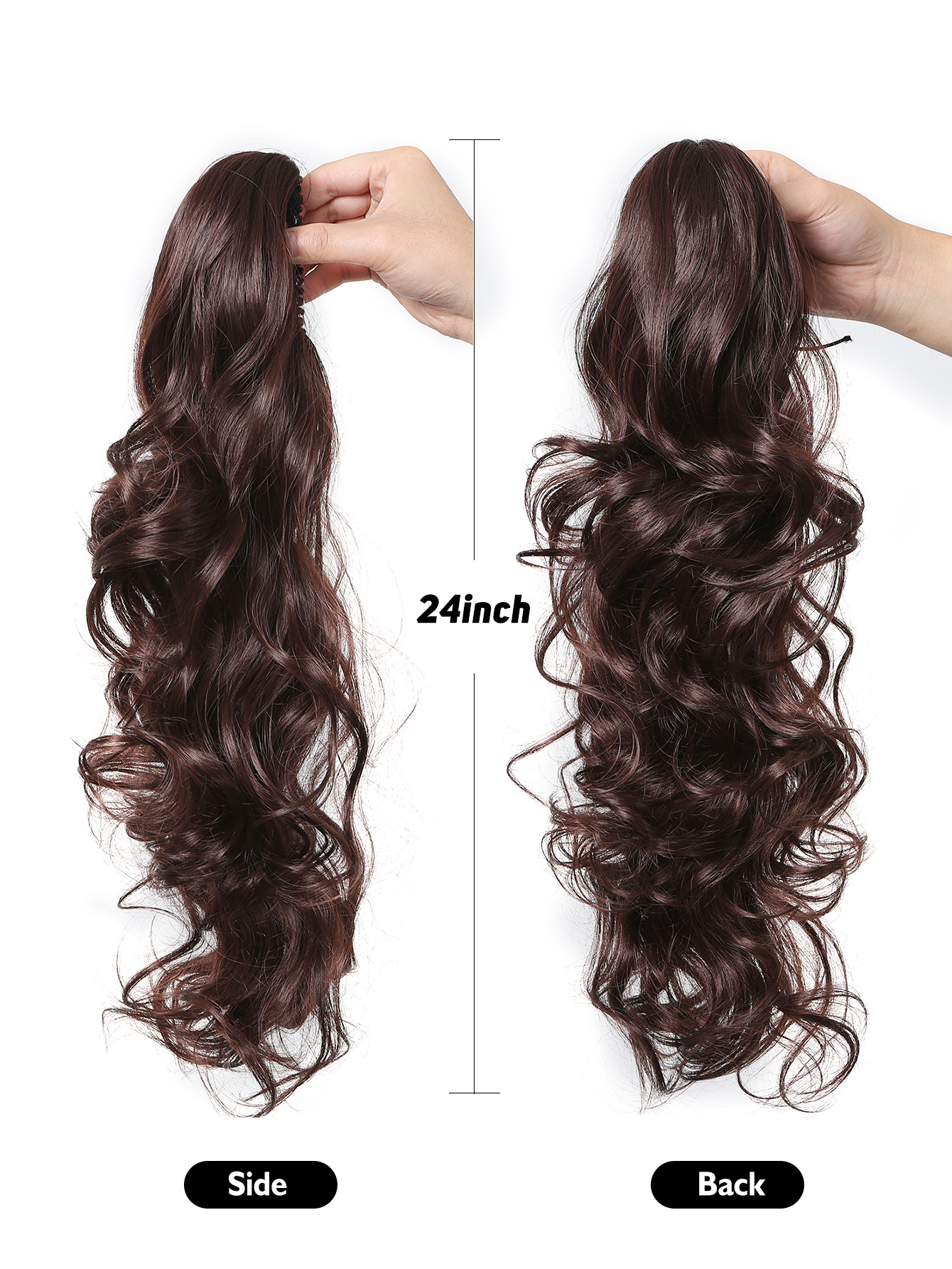 Women's Sexy Sweet Casual Holiday Chemical Fiber Long Curly Hair Wigs display picture 2
