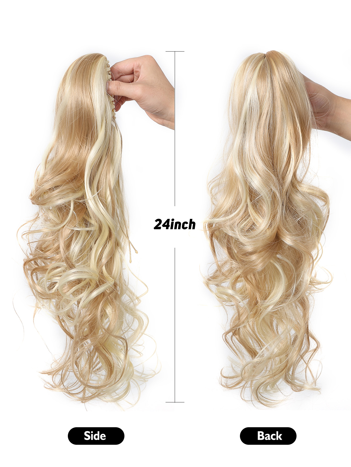 Women's Sexy Sweet Casual Holiday Chemical Fiber Long Curly Hair Wigs display picture 6