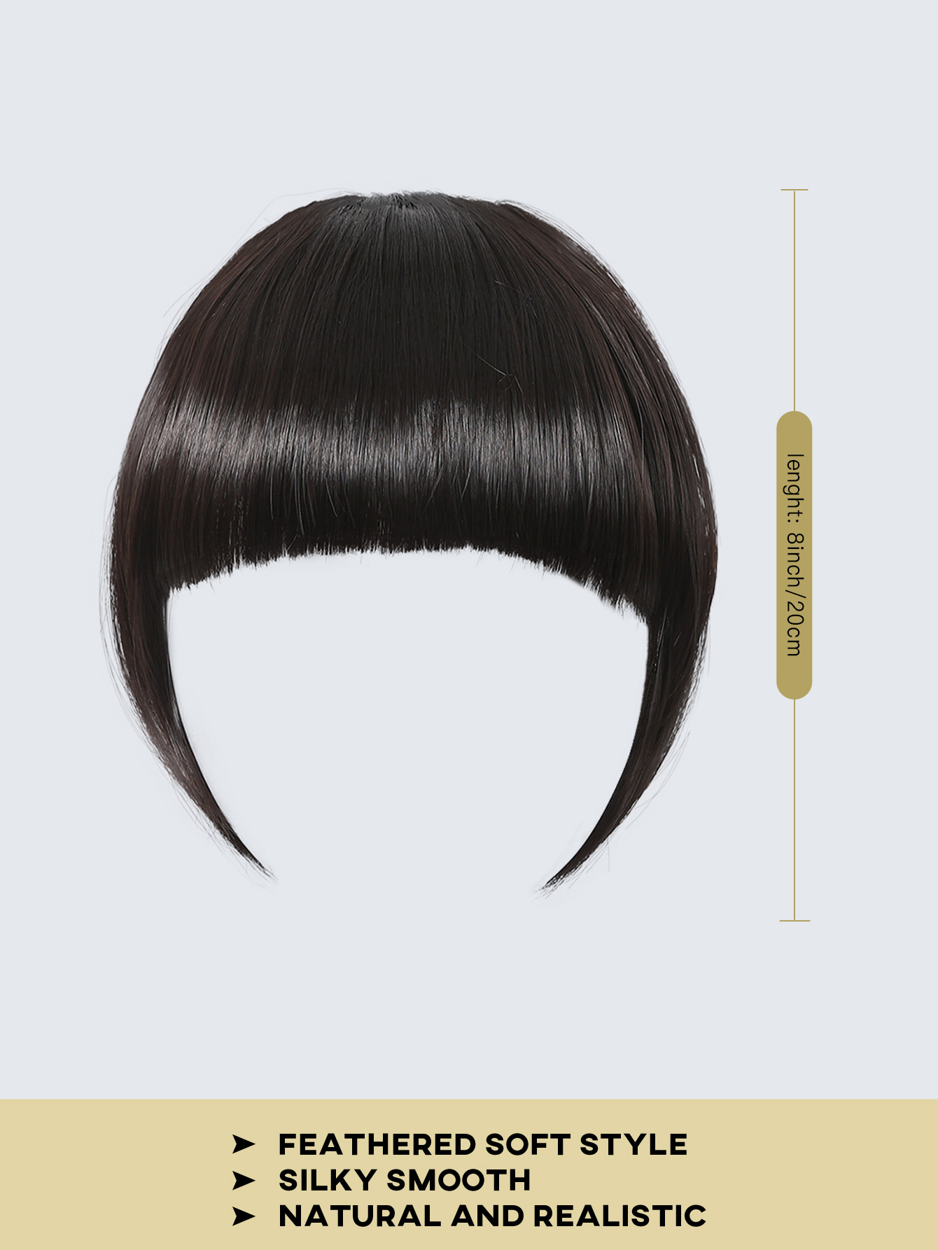 Women's Cute Formal Sweet Casual Holiday Weekend Chemical Fiber Bangs Straight Hair Wigs display picture 4
