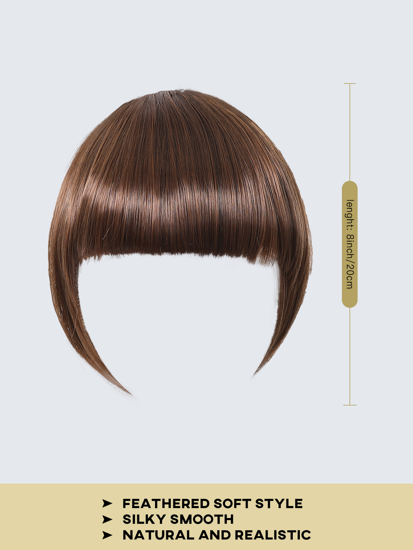 Women's Cute Formal Sweet Casual Holiday Weekend Chemical Fiber Bangs Straight Hair Wigs display picture 6