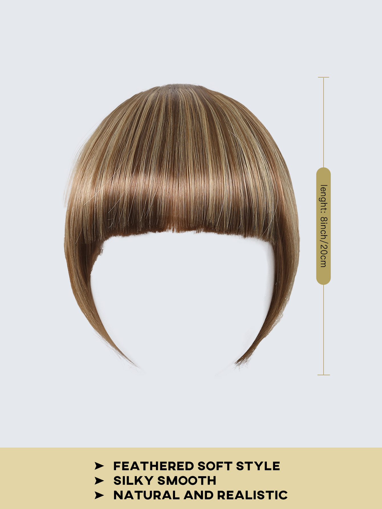 Mujeres Lindo Formal Dulce Casual Fiesta Fin De Semana Fibra Química Bangs Pelo Liso Pelucas display picture 10