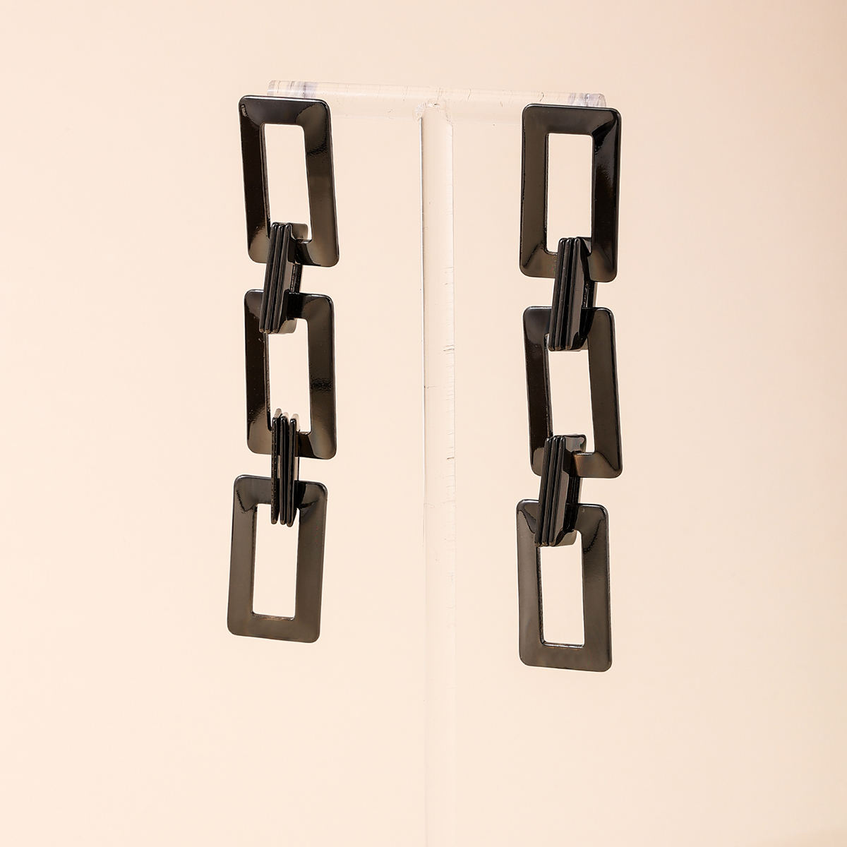 1 Pair Classic Style Commute Square Alloy Drop Earrings display picture 1