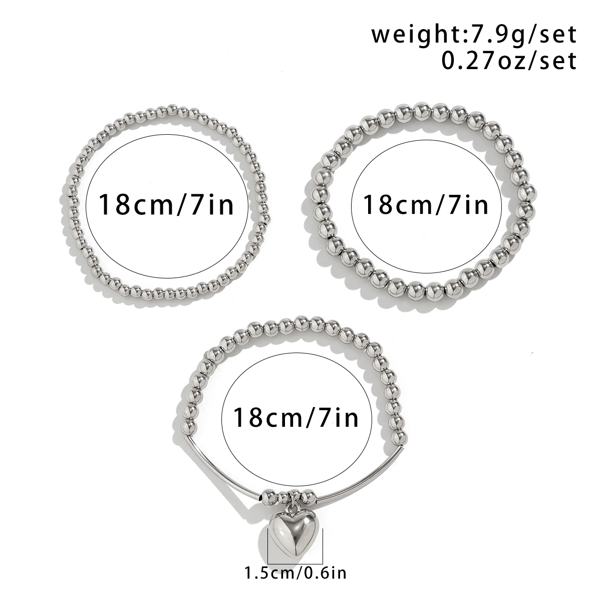 Retro Exaggerated Classic Style Round Heart Shape Ccb Copper Irregular Charm Thick Bracelets display picture 1