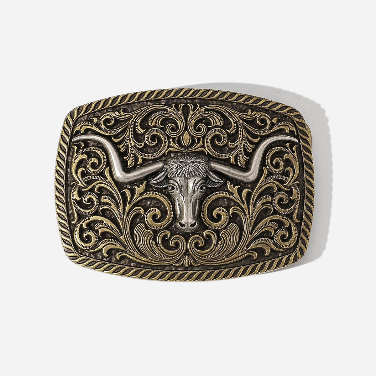 1 Piece Alloy Bull Head Retro Ethnic Style Cowboy Style display picture 11