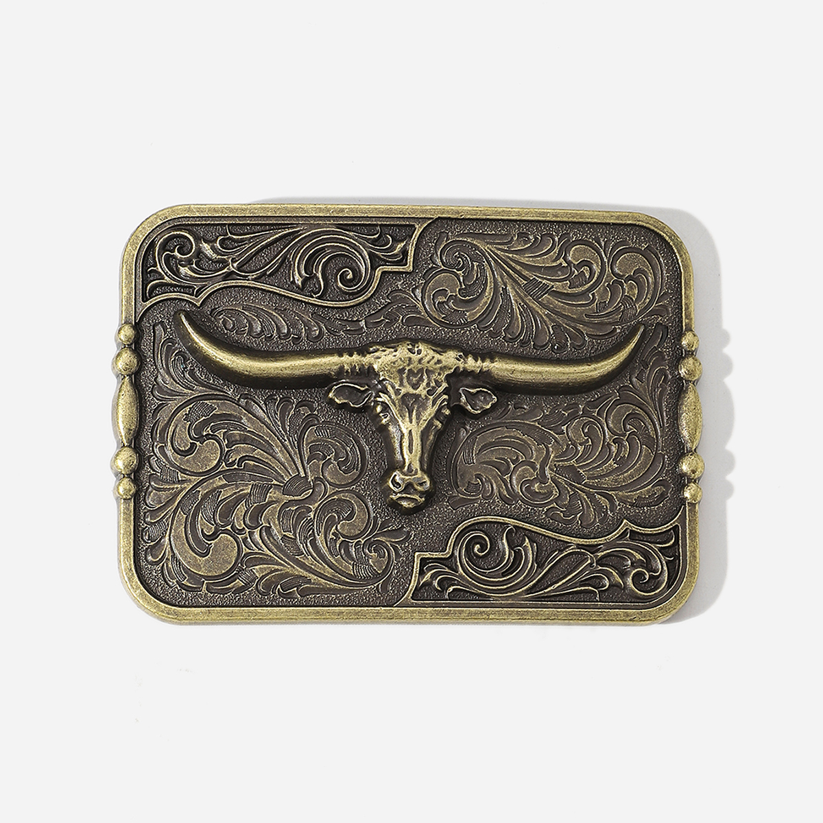 1 Piece Alloy Bull Head Retro Ethnic Style Cowboy Style display picture 4
