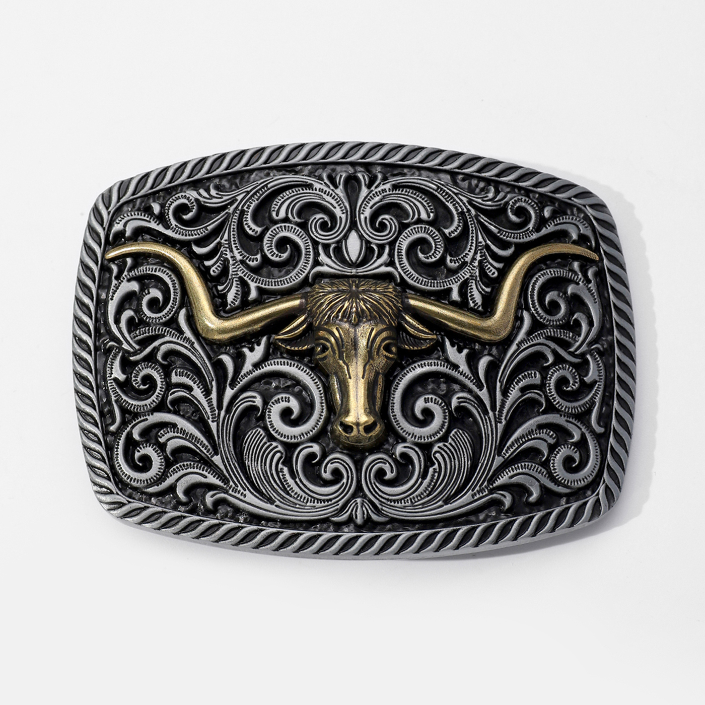 1 Piece Alloy Bull Head Retro Ethnic Style Cowboy Style display picture 2