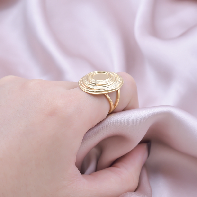 Ig Style Simple Style Geometric Stainless Steel Plating 18k Gold Plated Open Rings display picture 11