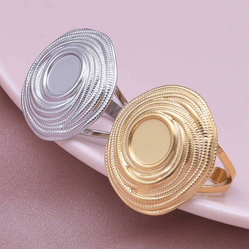 Ig Style Simple Style Geometric Stainless Steel Plating 18k Gold Plated Open Rings display picture 23